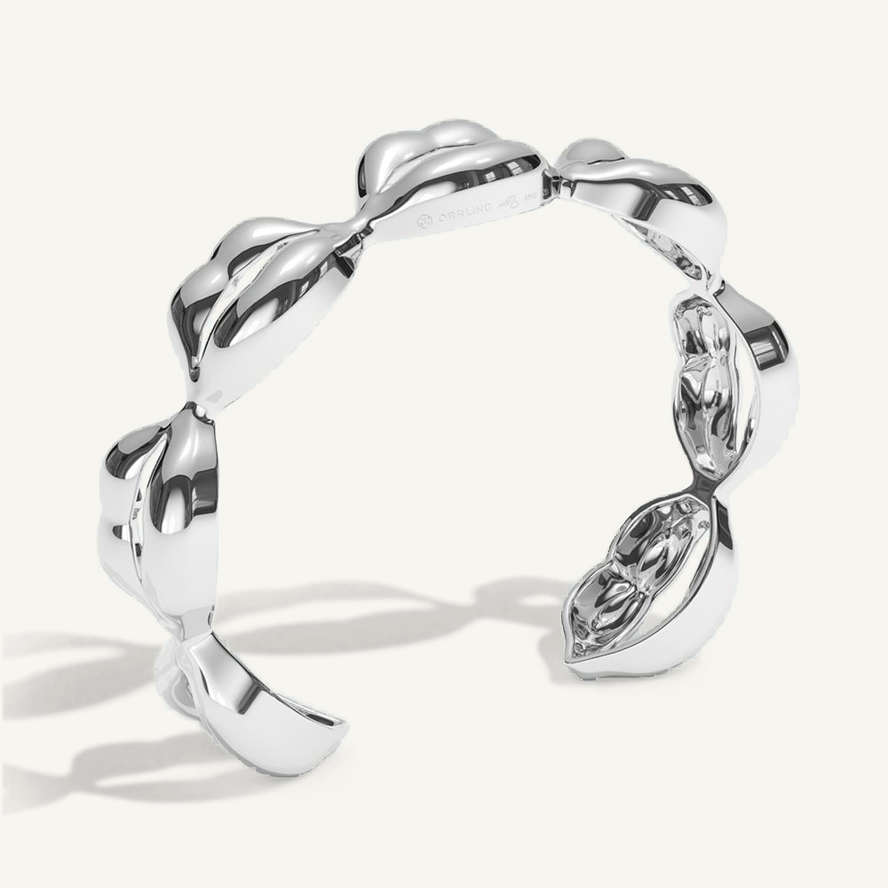 Plusch V Zone Bangle Silver