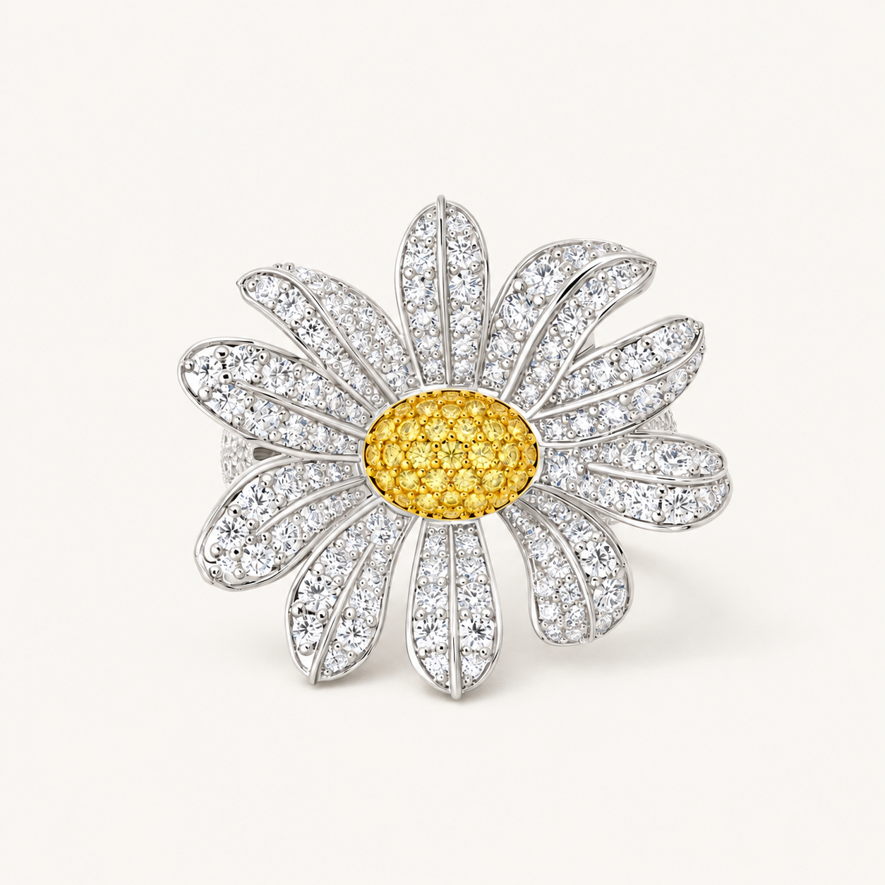 VERANA POP diamond ring, front view